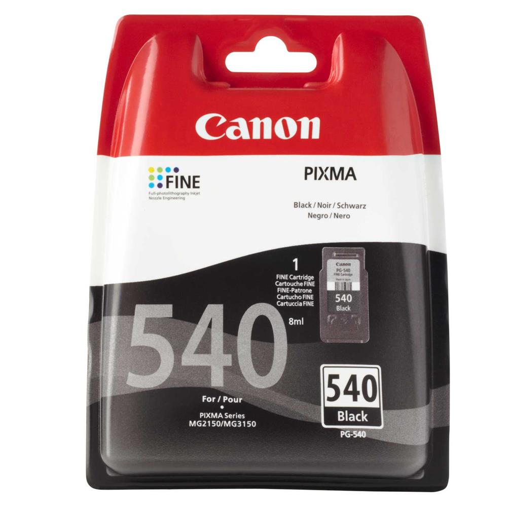 40966 Canon Pg-540 Black Siyah Mürekkep Kartuş Mx375-390-395-435-475 Mg2250-3250-3550 - Görsel 1