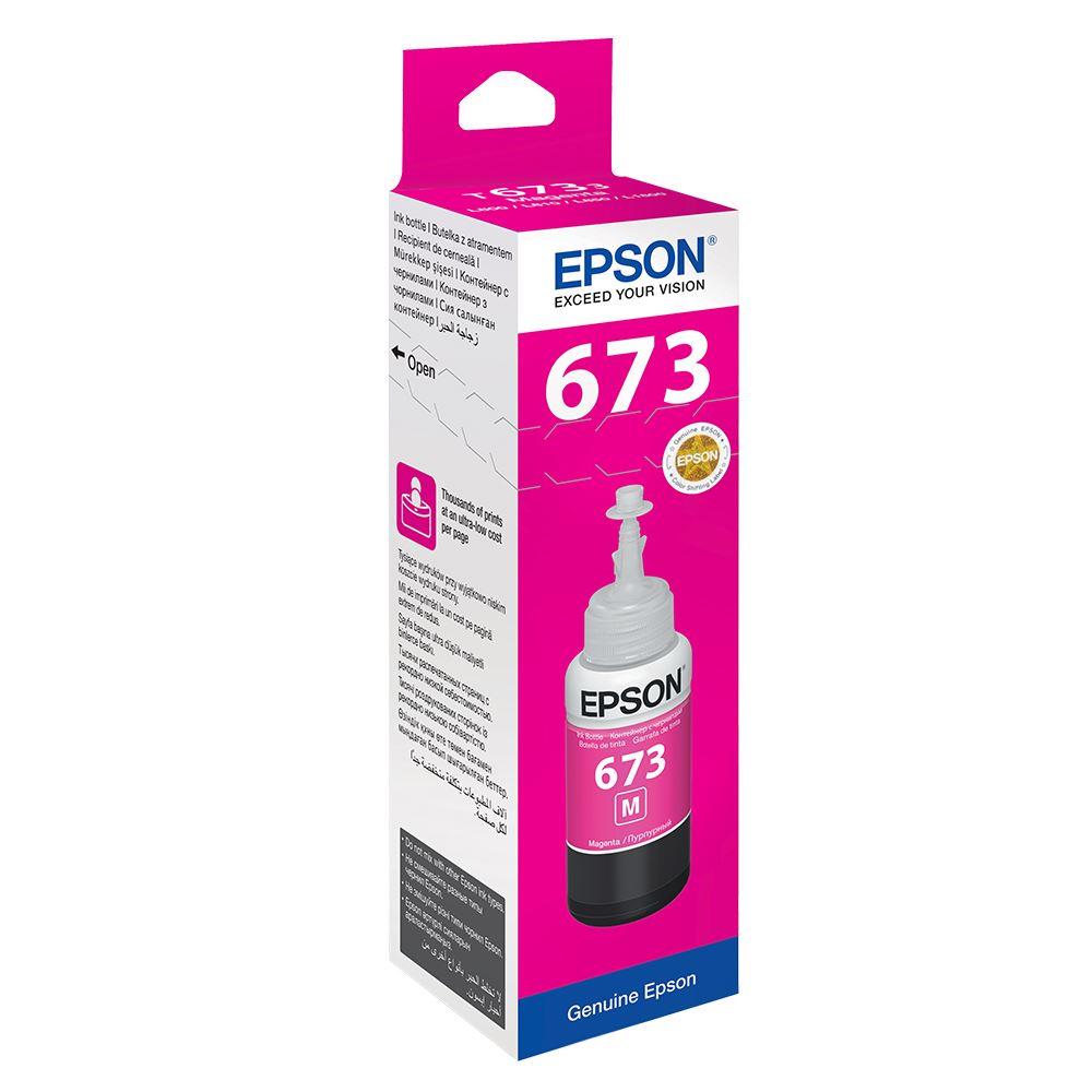 41699 Epson T6733 Magenta Kırmızı Şişe Mürekkep T67334a - Görsel 1