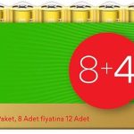 GP G-Tech LR03 AAA Boy Ultra Alkalin İnce Kalem Pil 12'li Paket GP24AU-VS12