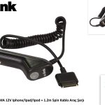 S-link IP-830 1500ma 12v ipod-iphone-ipad Araç Şarj Cihazı