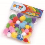 Puti Pon Pon Karışık 10-20-30 Mm 00251
