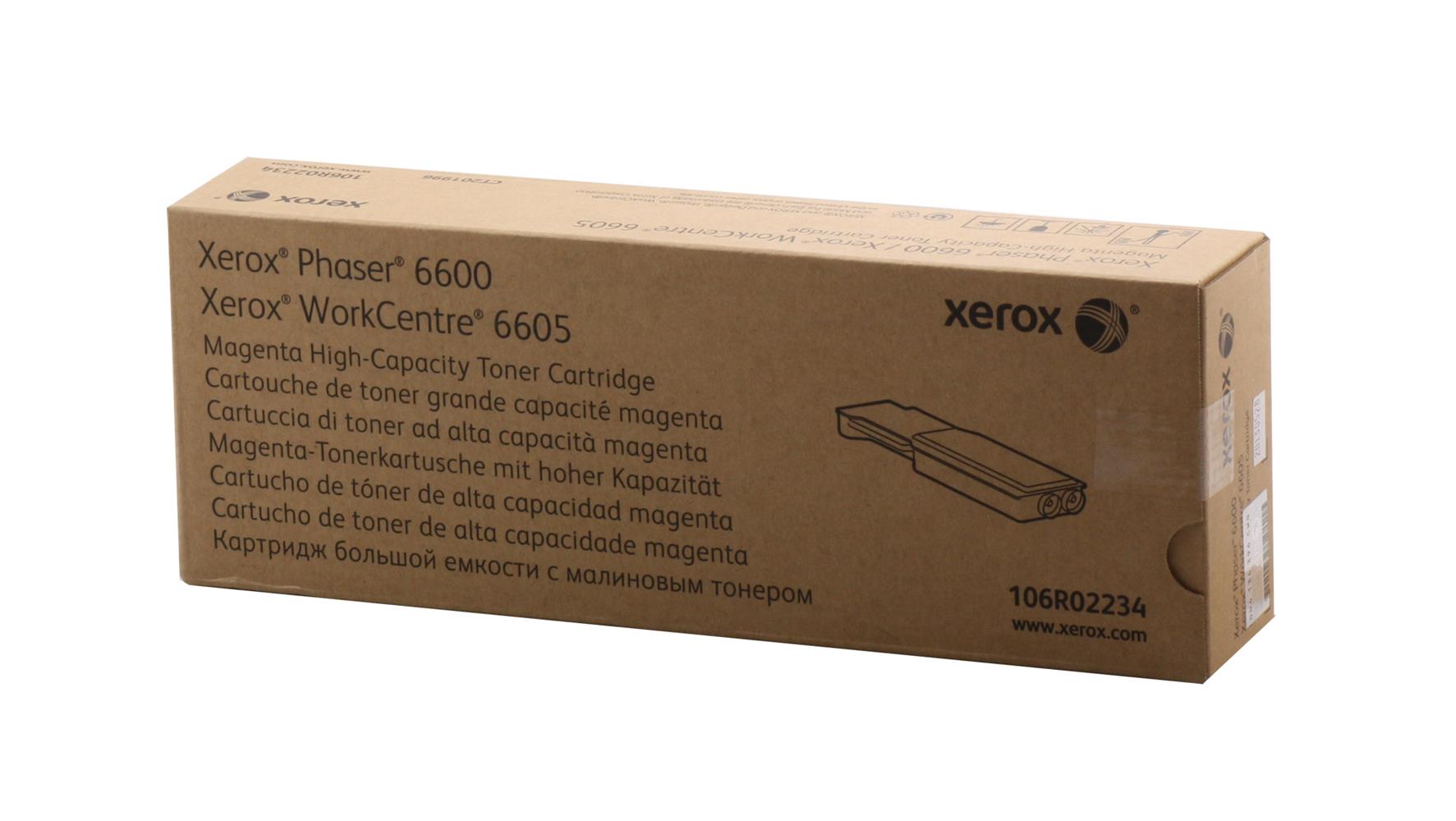 45007-1 Xerox 106R02234 Phaser 6600-6605 Yüksek Kapasite Magenta Kırmızı Toner - Görsel 1