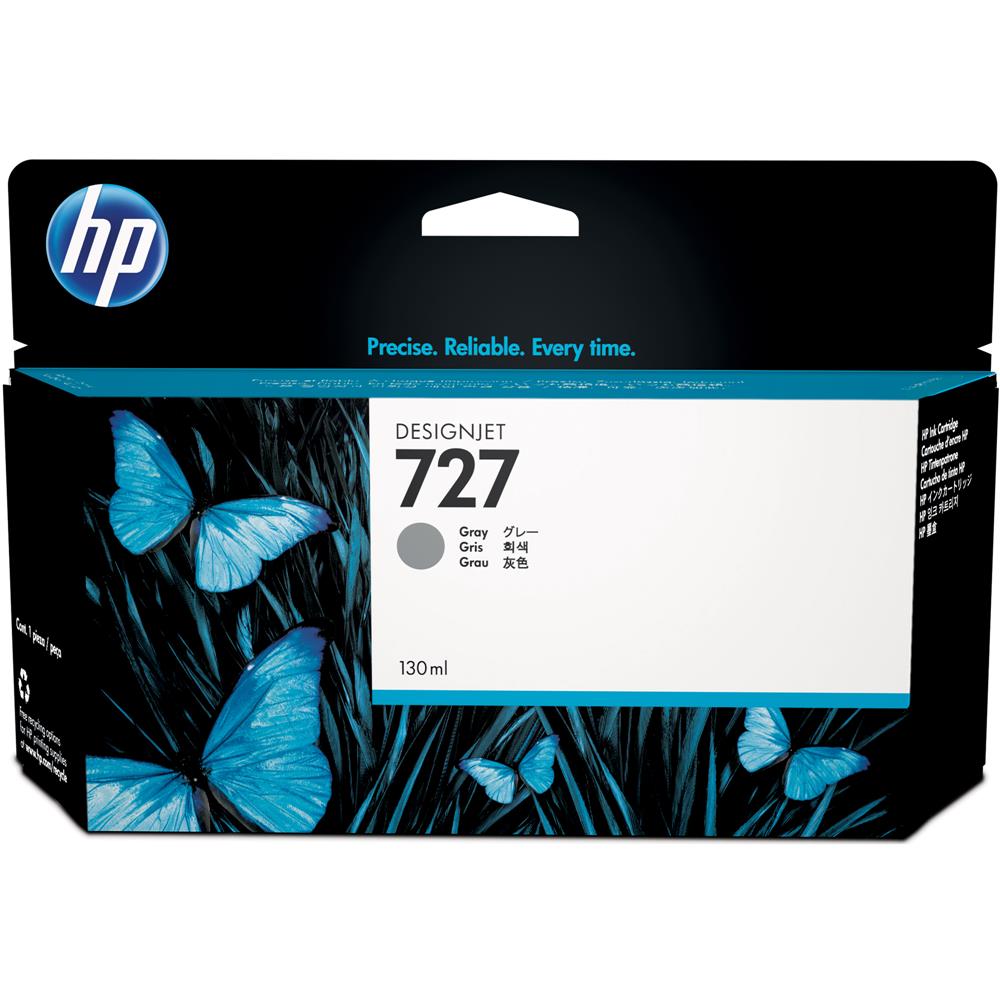 48744 Hp 727 Gray Gri 130ml Plotter Kartuşu B3p24a - Görsel 1