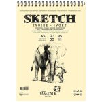 Van Dyck Skecth Çizim Blok A5 85 Gr 50 Yp Doku Üst Spral