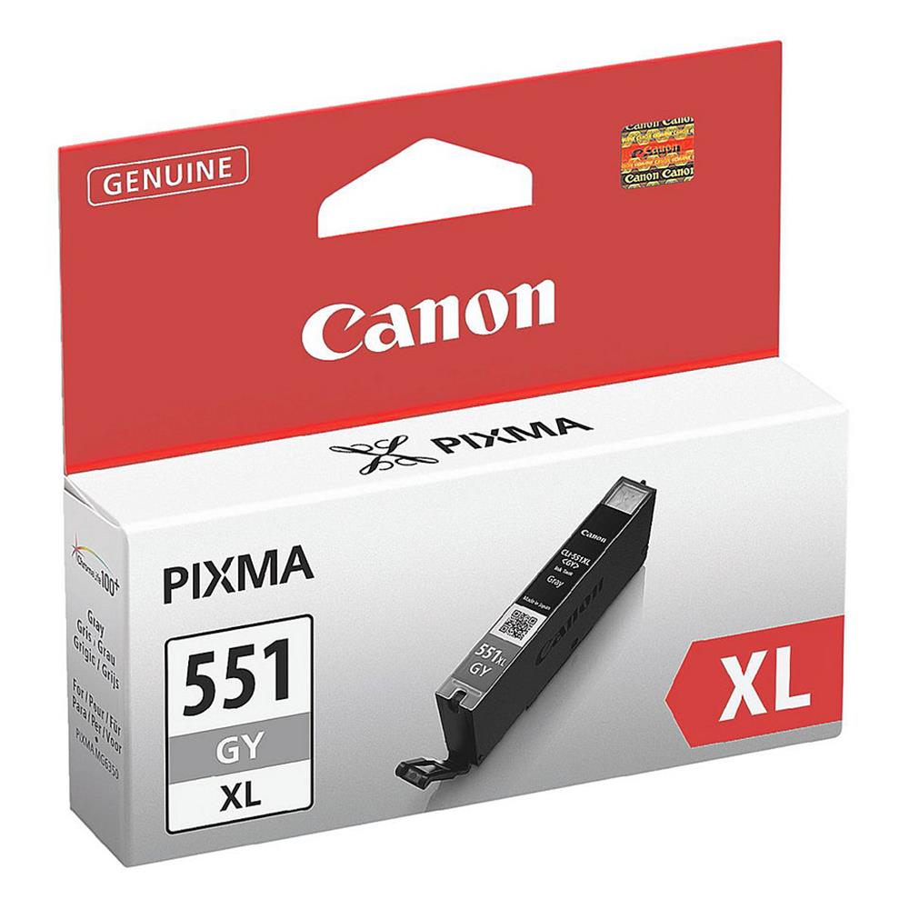 49190 Canon Clı-551xl Gy Gray Gri Yüksek Kapasiteli Mürekkep Kartuş Ip7250 Mx925 - Görsel 1