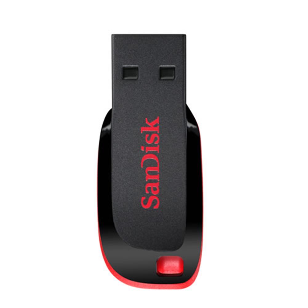 49521 Sandisk Sdcz50-064g-b35 64gb Cruzer Blade 2.0 Usb Flash Bellek - Görsel 1