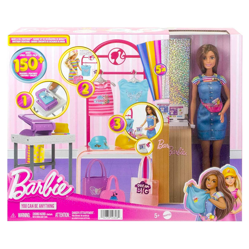 514604 Barbie Nin Tasarım Butiği Hkt78 - Görsel 1