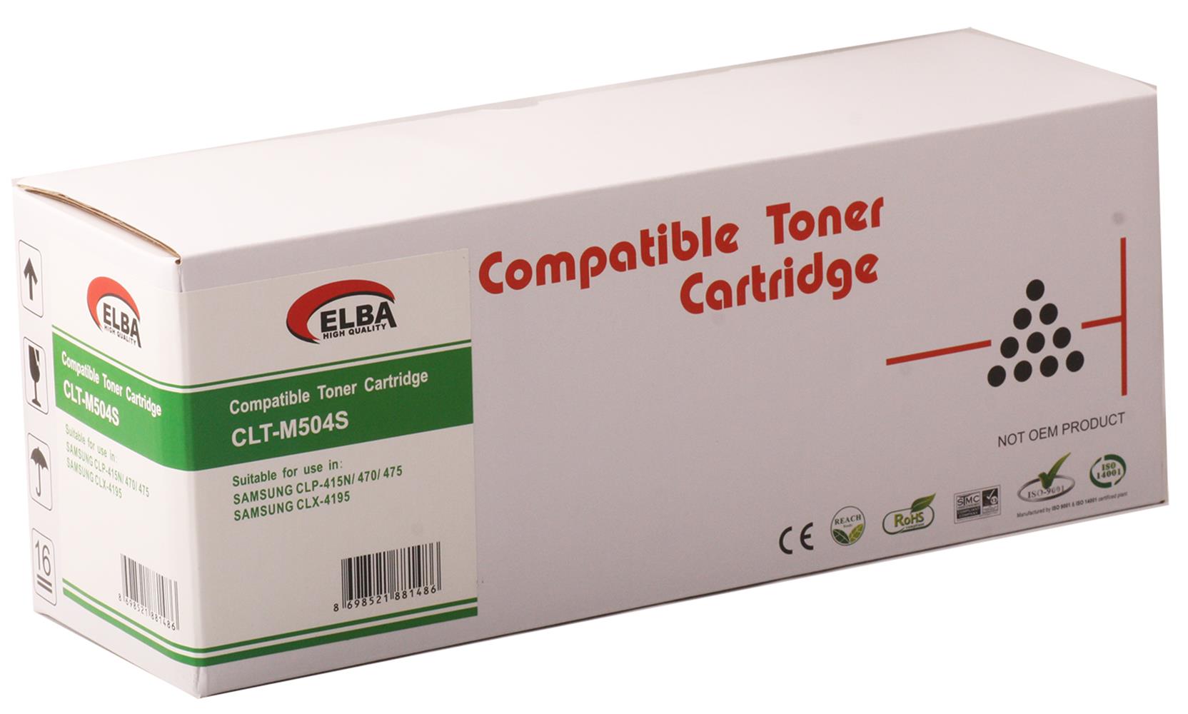 51858-1 Ofispc Samsung Clp415-clx4195 Kırmızı Toner - Görsel 1