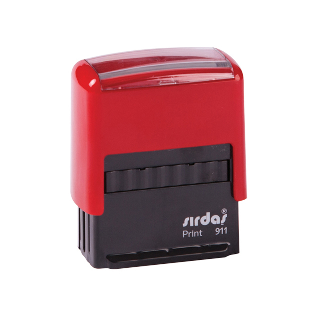 518872 Sırdaş Standart Kaşe Otomatik 15x40 Kırmızı Keçeli 911 - Görsel 1