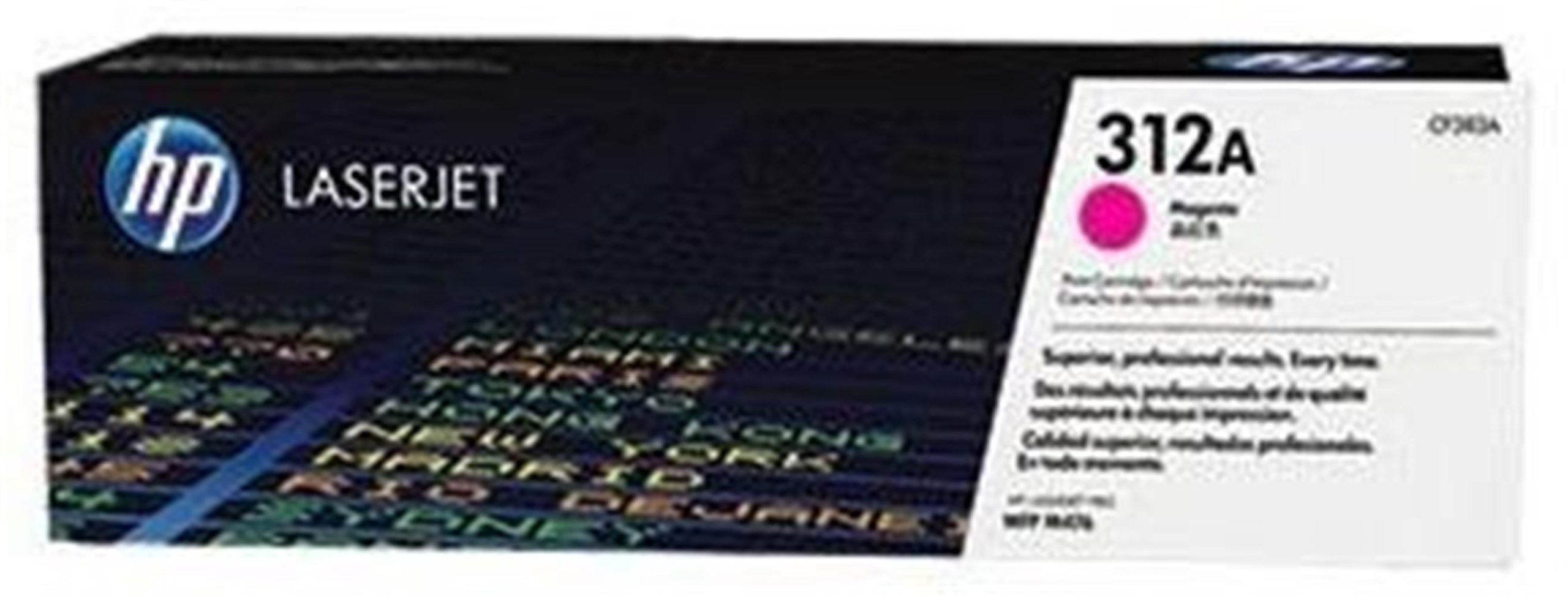 52327-1 Hp 312a Magenta Kırmızı 2.700 Sayfa Toner Cf383a - Görsel 1