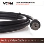 Vcom CV602-B 10mt Analog Siyah Tv Uzatma