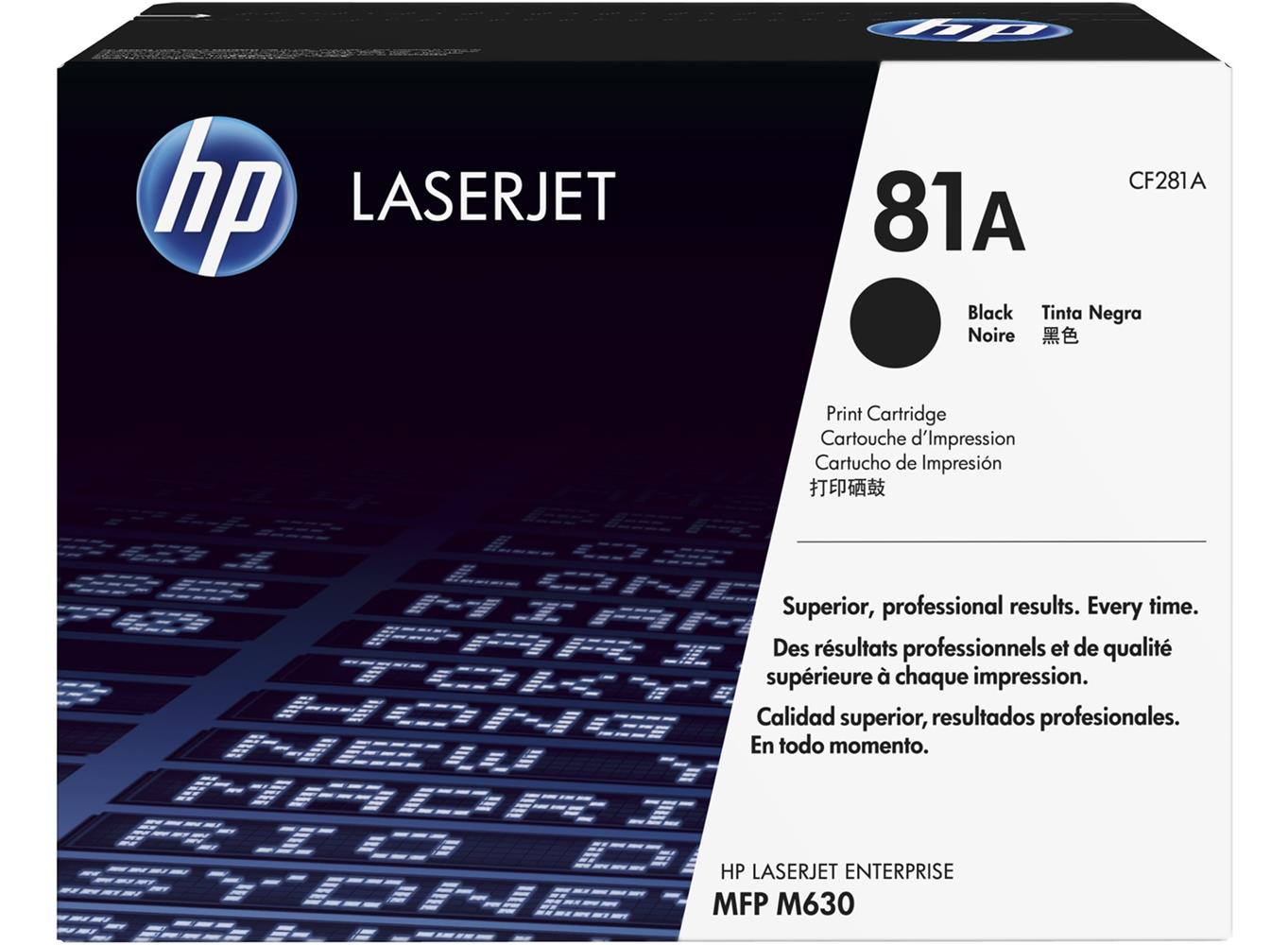 56336-1 Hp 81a Black Siyah 10.000 Sayfa Toner Cf281a - Görsel 1