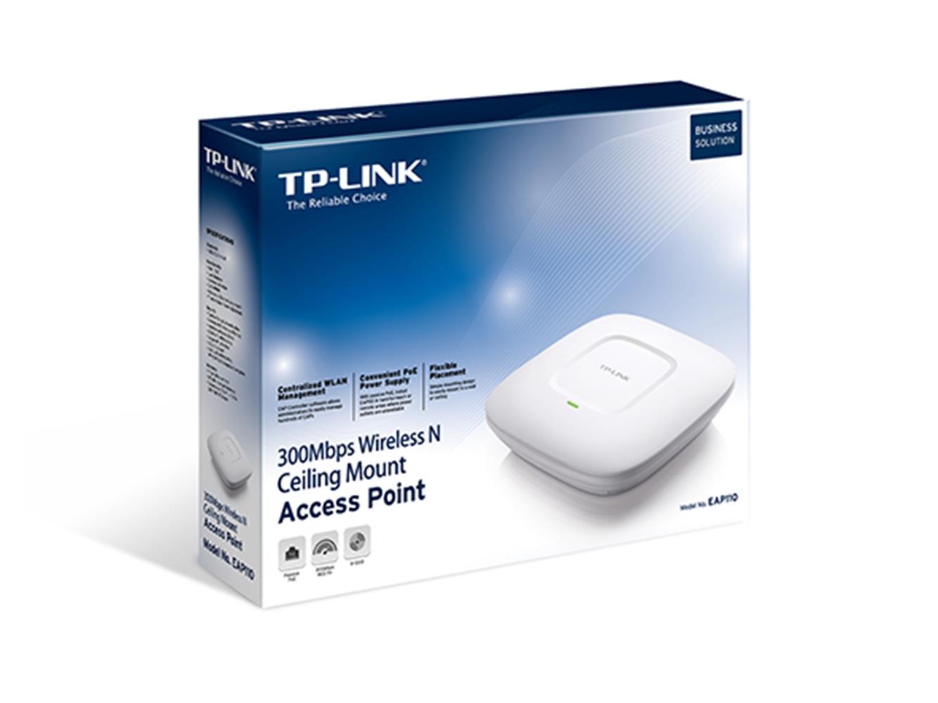56946-1 Omada Tp-link Eap110 Tavan Tipi 300 Mbps Kablosuz Access Point - Görsel 1