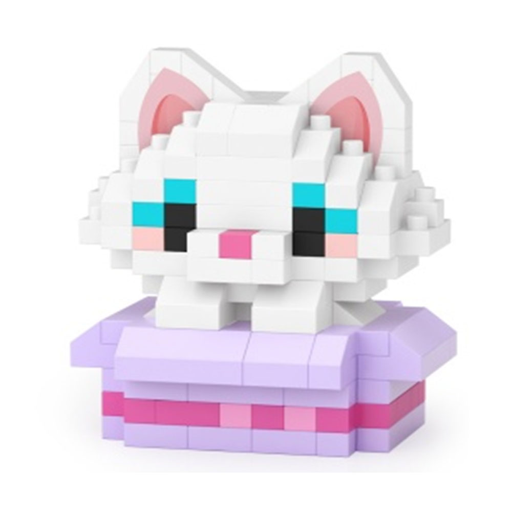 576845 Loz Blok Oyuncak Kedi 170 Parça Mini Poşet Lz-8641 - Görsel 1