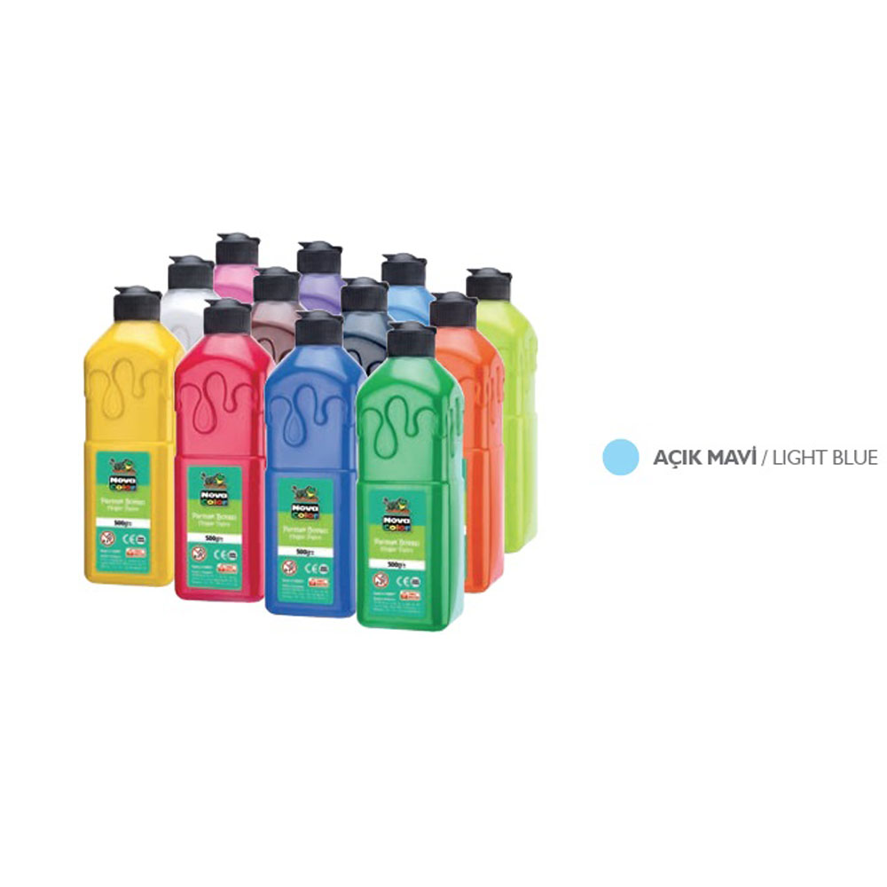 581627 Nova Color Parmak Boyası 180 Gr A. Mavi Nc-640 - Görsel 1