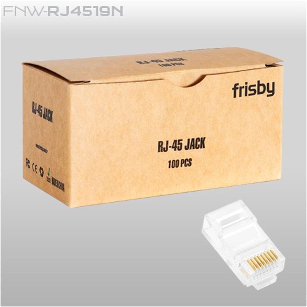 58213-1 Frisby FNW-RJ4519N cat5 100lü rj45 Konnektör - Görsel 1