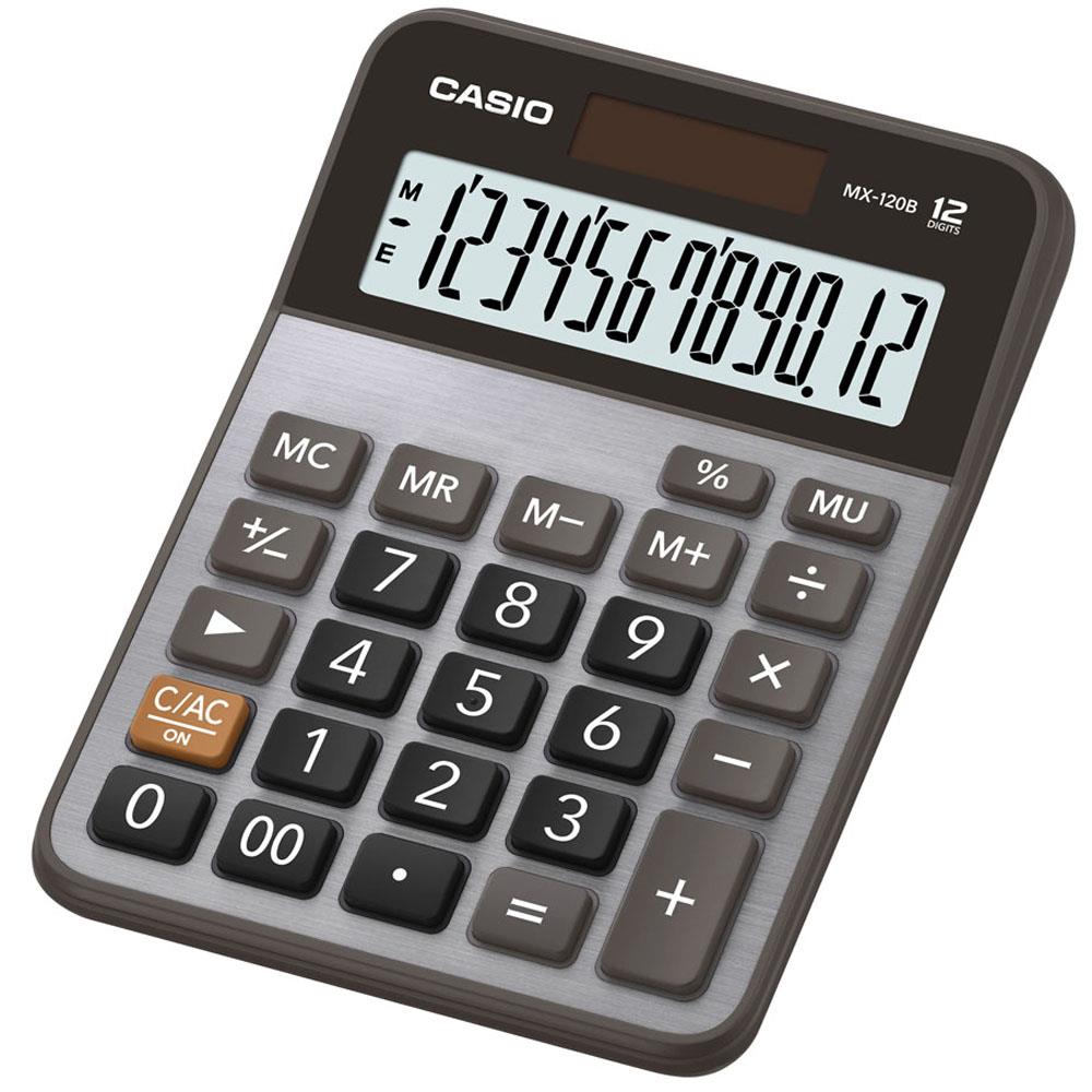 59431-1 Casio Mx-120b 12 Hane Masa Üstü Hesap Makinesi - Görsel 1
