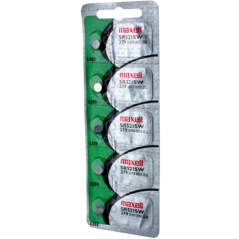 60079-1 Maxell Sr-521sw-379 10lu Paket Pil - Görsel 1