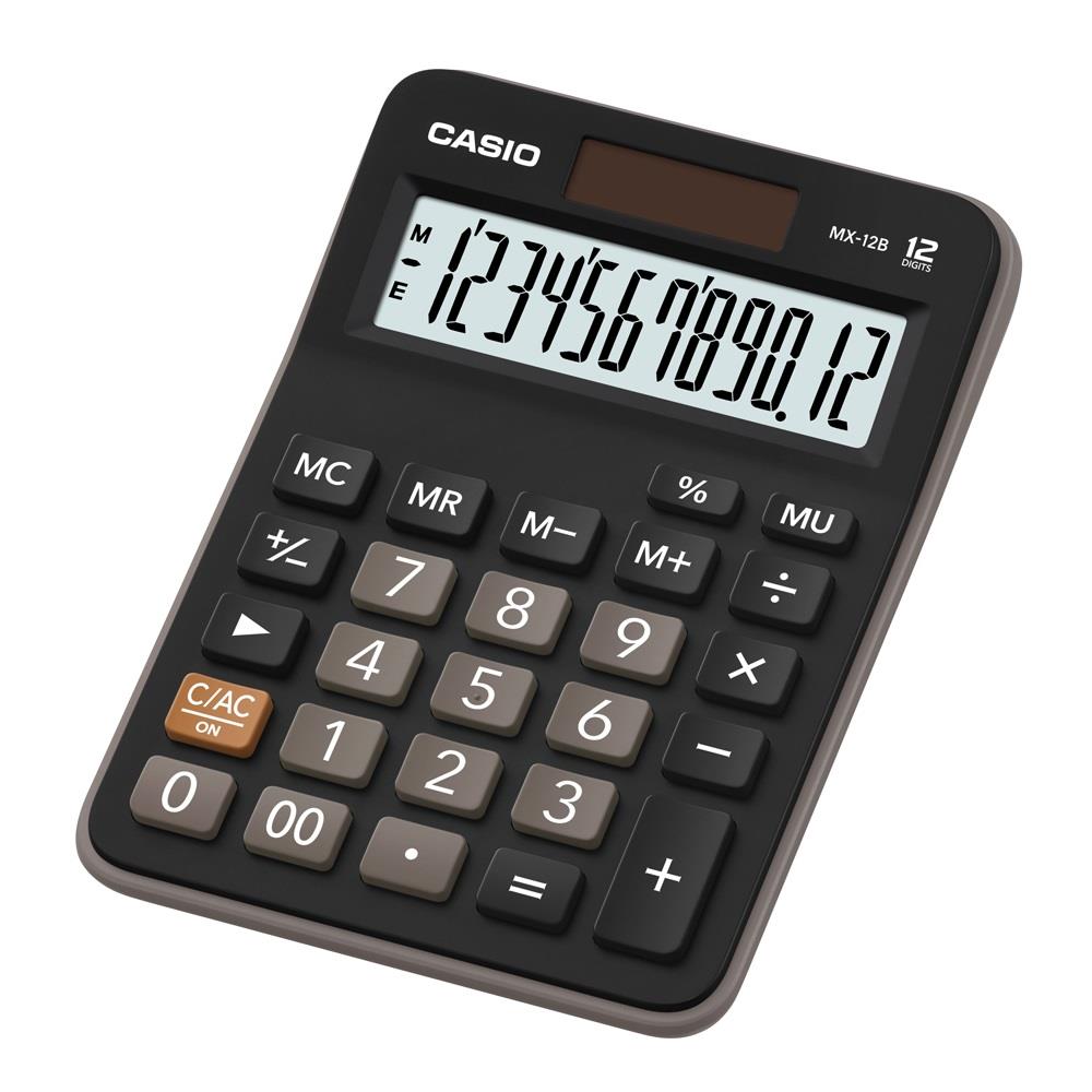 60817-1 Casio Mx-12b 12 Hane Masa Üstü Hesap Makinesi - Görsel 1