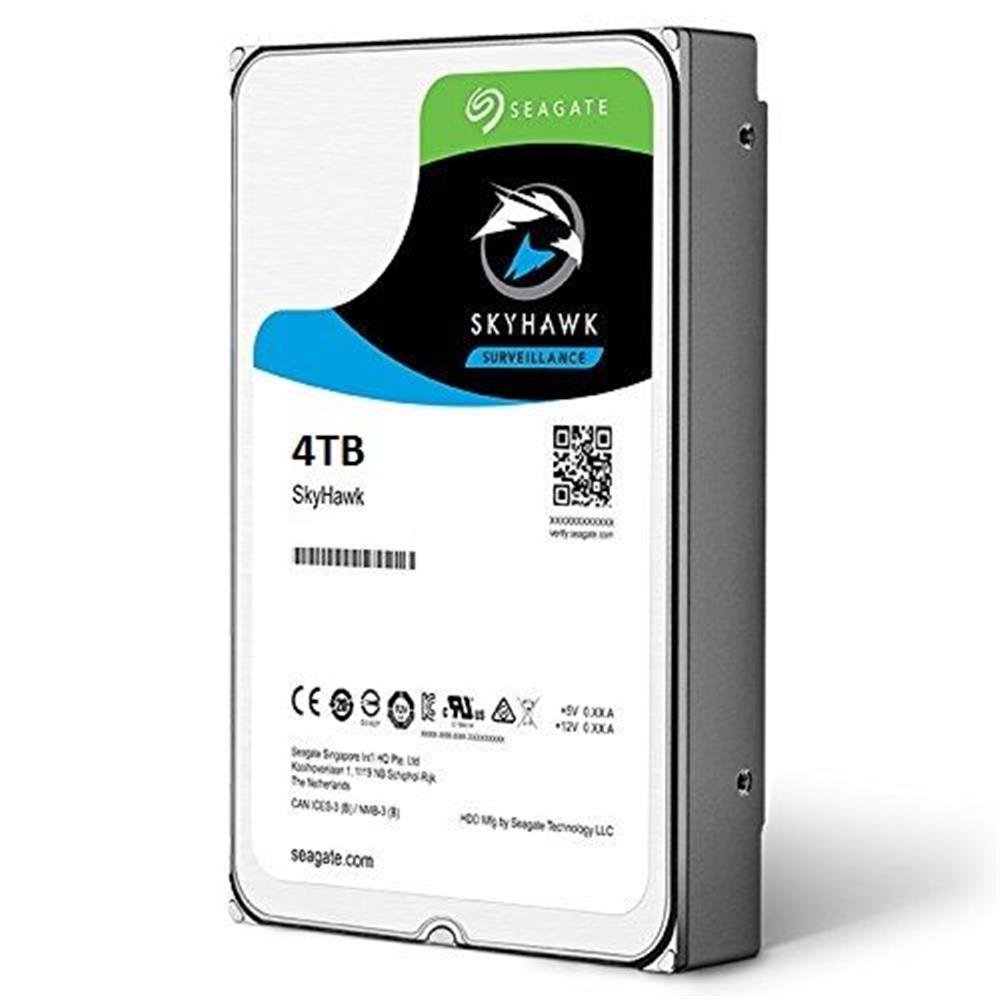 65163-1 Seagate 4tb St4000vx007 Skyhawk 3,5" 64mb 5900rpm St4000vx007 Harddisk (ithalat) - Görsel 1