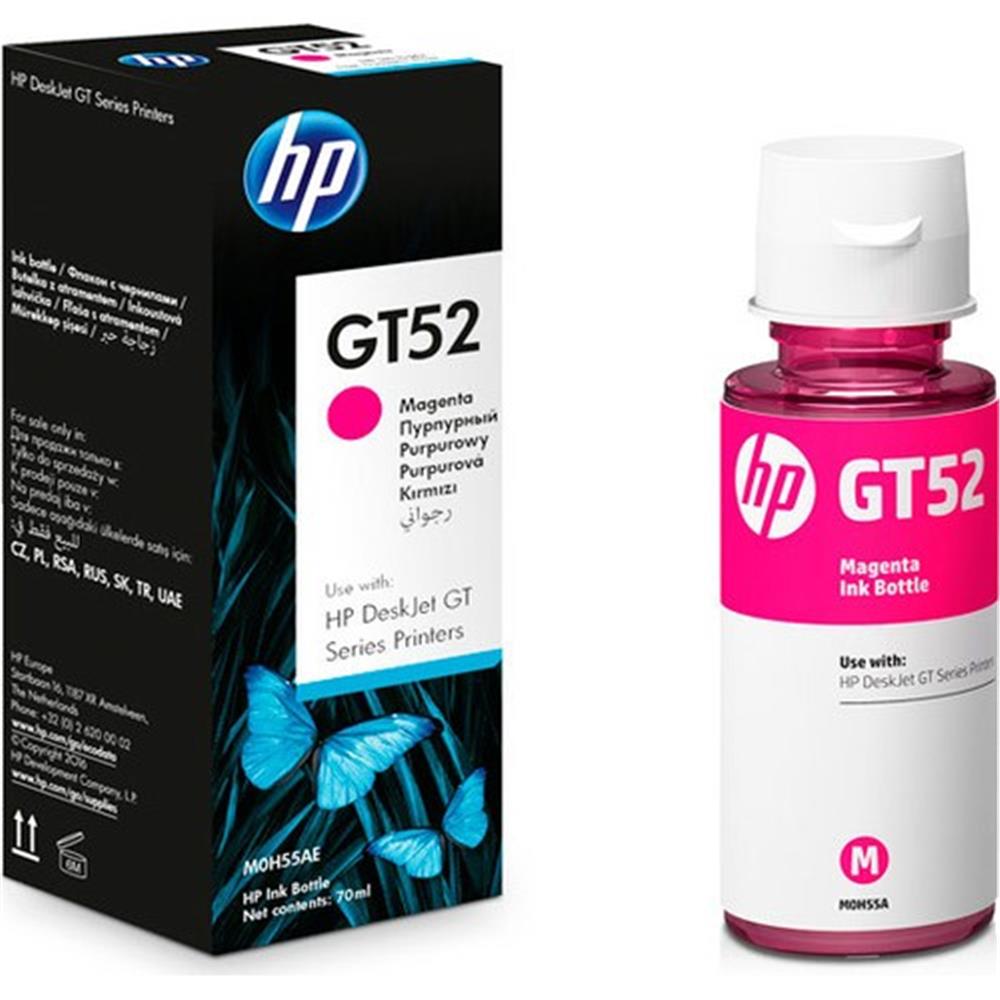 65791 Hp Gt52 Magenta Kırmızı Mürekkep M0h55ae - Görsel 1