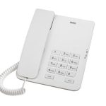 Karel Tm140 Beyaz Analog Masa Üstü Kablolu Telefon