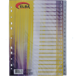 Bafix Seperatör 1-20 Rakamlı Plastik A4