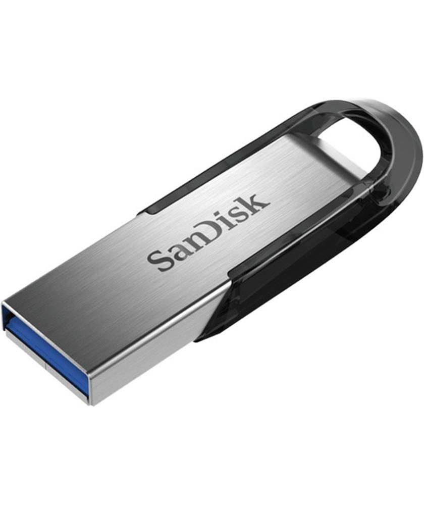 68525 Sandisk SDCZ73-128G-G46 128GB Ultra Flair Metal 3.0 USB Flash Bellek Black - Görsel 1