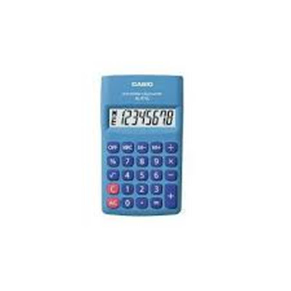 70898-1 Casio Hl-815l-bu 8 Hane Mavi Cep Tipi Hesap Makinesi - Görsel 1
