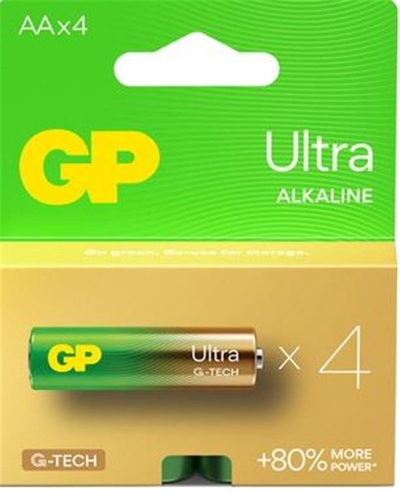 73655-1 Gp G-tech Lr6 Aa Boy Ultra Alkalin Kalem Pil 4'lü Paket Gp15au-u4 - Görsel 1