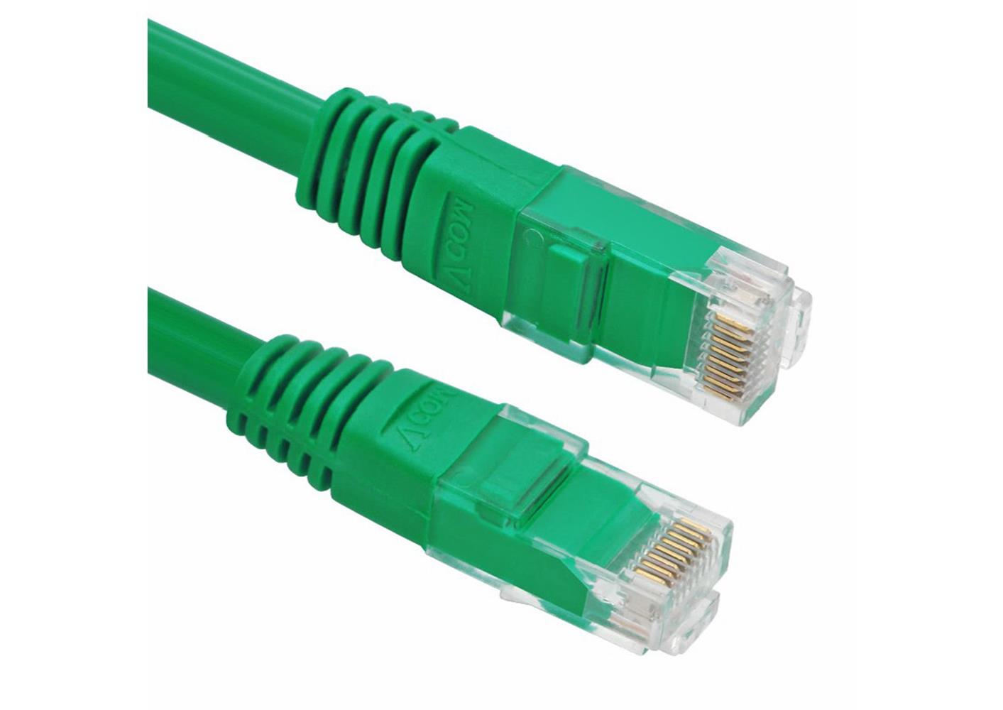 74296-1 Vcom Np611b-n-2.0 Cat6 2.0mt Yeşil Utp Patch Kablo - Görsel 1
