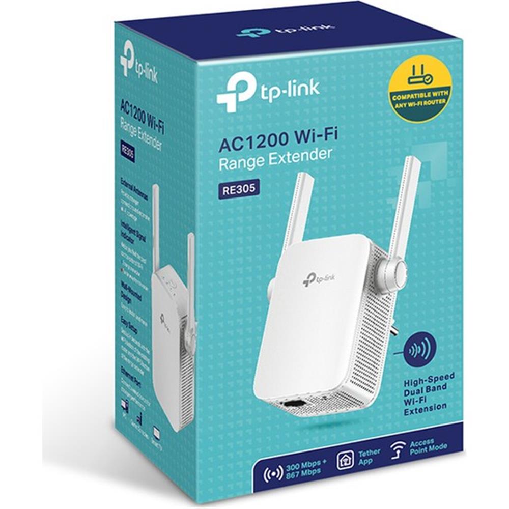 74719 Tp-Link RE305 867 Mbps Wifi Range Extender-Menzil Genişletici AC1200 - Görsel 1