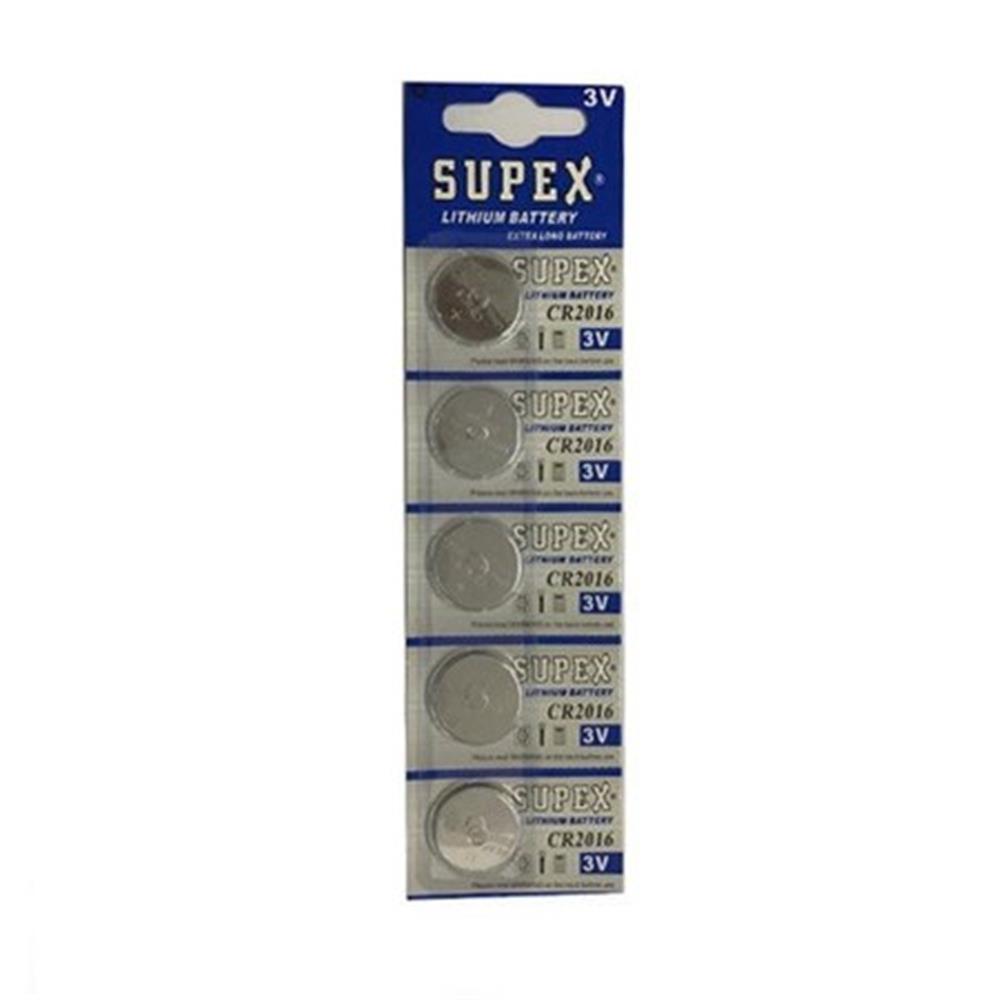 76464-1 Supex Cr2016 3V Lityum 5Li Blister Pil - Görsel 1
