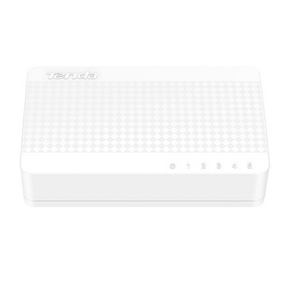 76561-1 Tenda S105 5 Port 10-100 Mbps Switch Plastik Kasa - Görsel 1