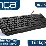 Inca IK-274FU f-usb Multimedya Black Laser Prınt Klavye