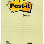Post-ıt Yapışkanlı Not Kağıdı Sarı 102x152 Kareli 100 Yp 662 520100441500