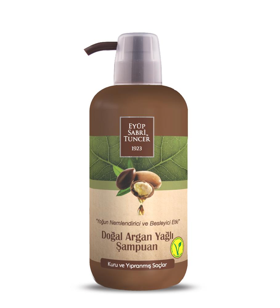 79148-1 Eyüp Sabri Tuncer 600ml Şampuan Doğal Argan Yağlı - Görsel 1