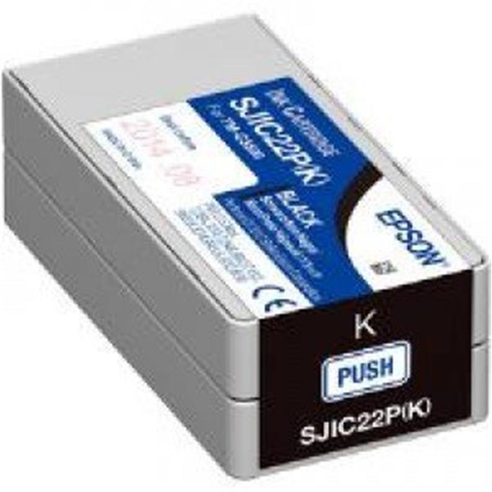 83566 Epson Tm-c3500 Black Siyah Mürekkep Kartuş Sjıc22p(k) S020601 - Görsel 1