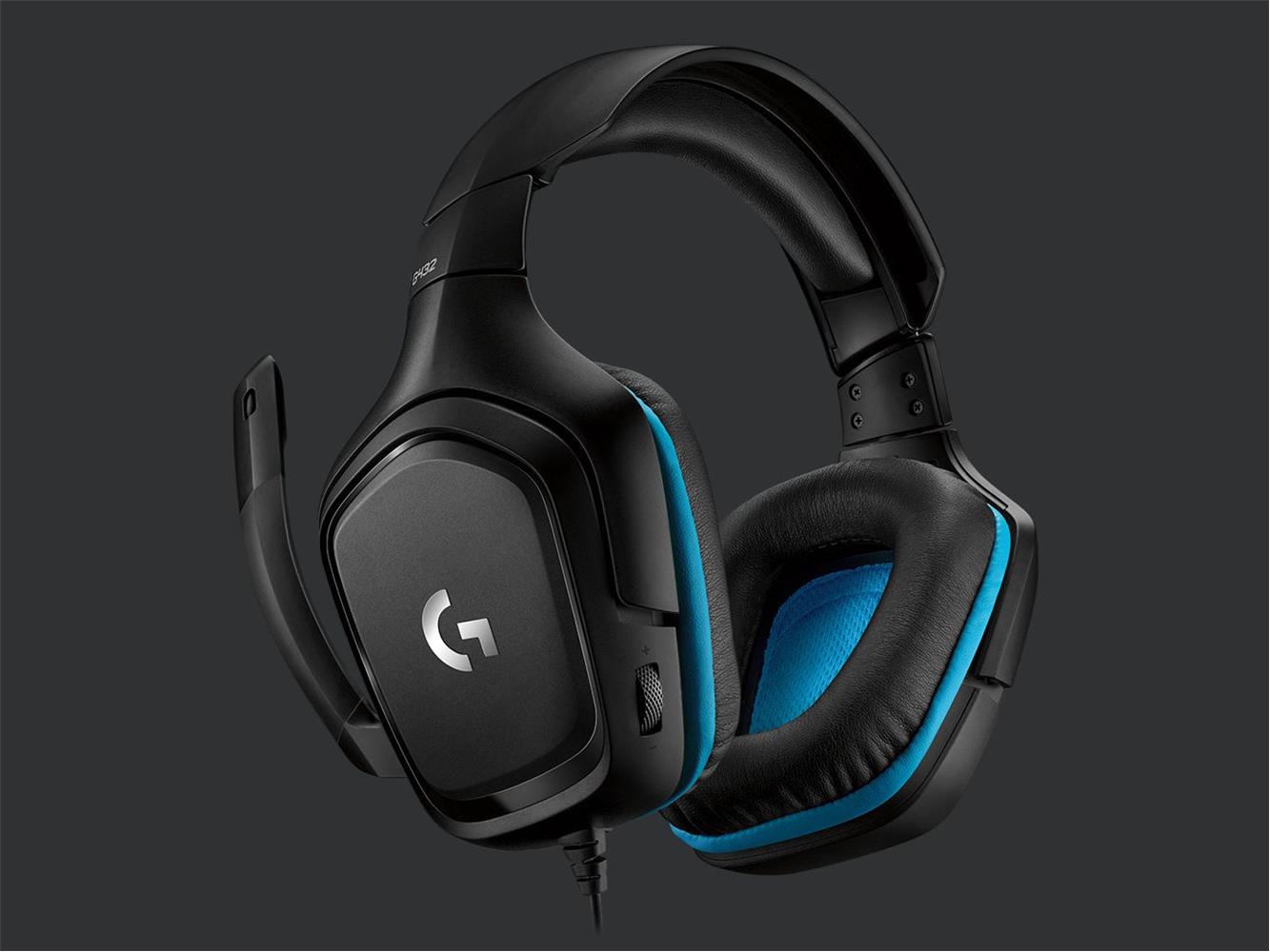 83740-1 Logitech 981-000770 G432 7.1 Surround Mikrofonlu Gaming Oyuncu Kulaklığı - Görsel 1