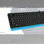 A4 Tech Fk10 Q Usb Fsytyler Mavi Tr Fn-Multimedya Klavye