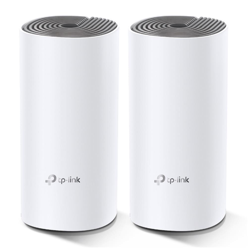 86220-1 Tp-link Deco E4 2li Paket Ac1200 Tüm Evi Kapsayan Mesh Wifi Sistemi - Görsel 1