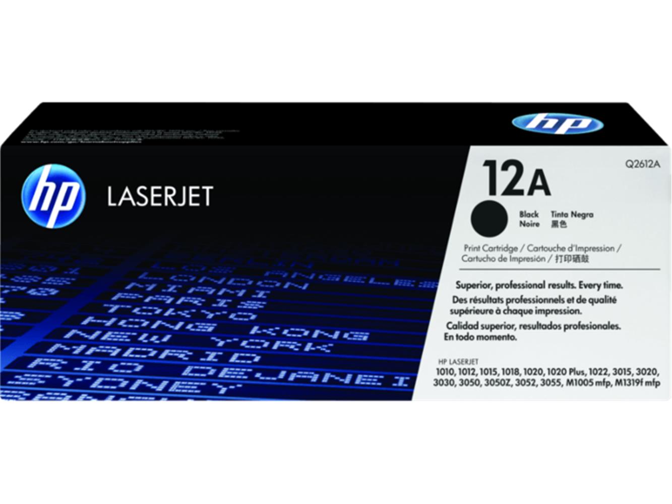8639-1 HP 12A Black Siyah 2.000 Sayfa Toner Q2612A - Görsel 1
