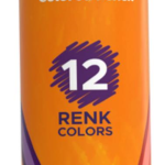 Silka Kuru Boya Hex 12 Renk Tam Boy Tüp Art.86t