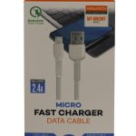 Megatech MT-DM2MT 2.4A Micro 2mt Data Şarj Kablosu