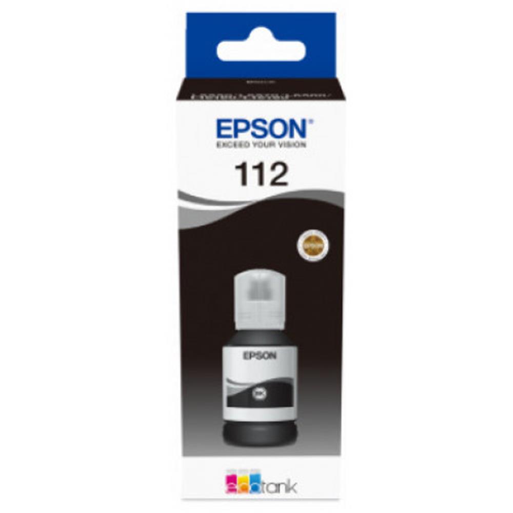 89511 Epson 112 Black Siyah Şişe Mürekkep C13t06c14a - Görsel 1