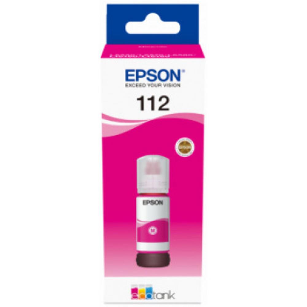 89517 Epson 112 Magenta Kırmızı Şişe Mürekkep 13t06c34a - Görsel 1
