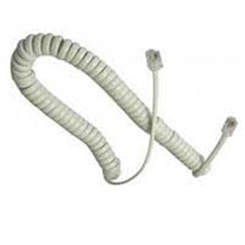 91160-1 Spiral Karel Gri Pluglu Ahize Kordonu 30 Cm - Görsel 1