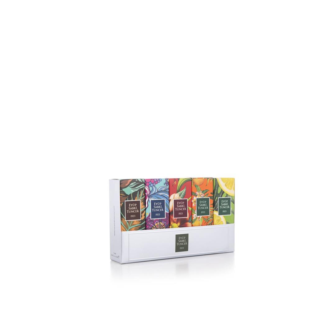 92269-1 Eyüp S.T Set-1 16ml 5Li Cam Şişe Sprey Kolonya (A.Zeytin-P.Geceleri-Yasemin-Y.Ormanları-Gardenya) - Görsel 1