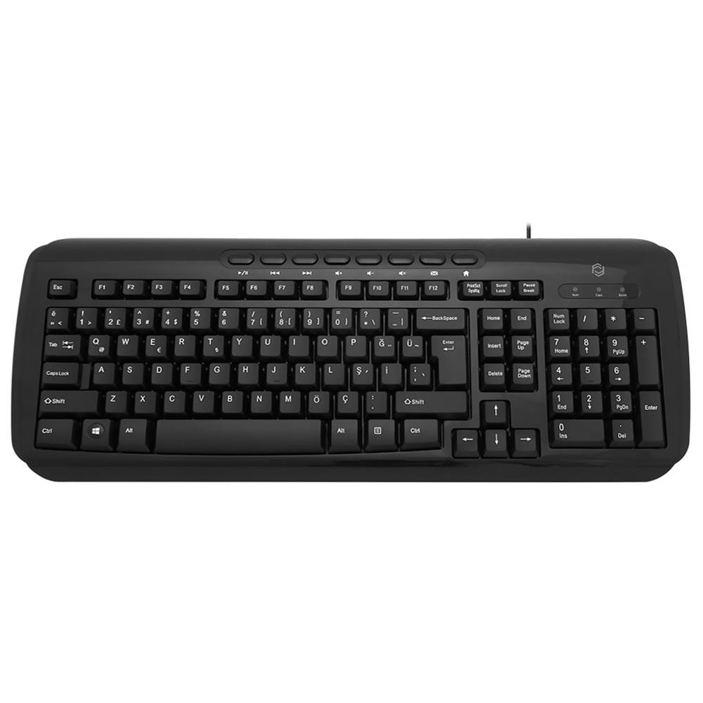 92661-1 Frisby Fk-4845qu Kablolu Q-türkçe Multimedya Klavye - Görsel 1