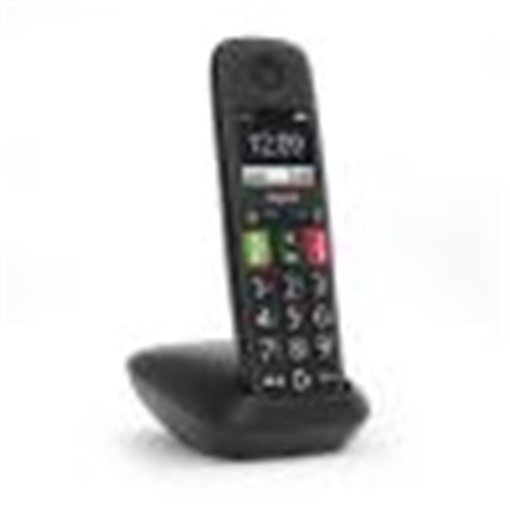 95217-1 Gigaset E290 Geniş Ekran Siyah Telsiz Dect Telefon - Görsel 1